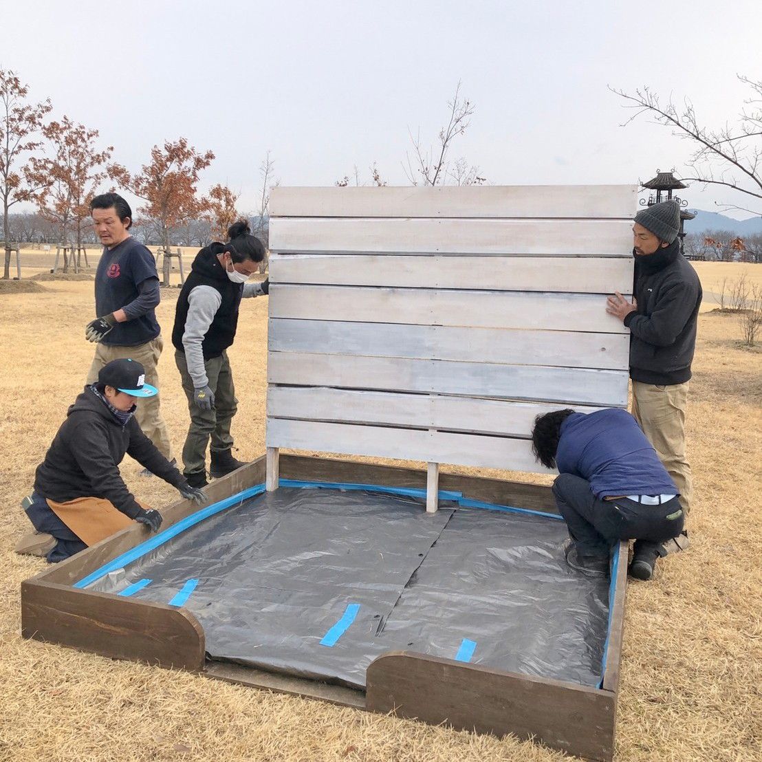 バレンタインガーデン作庭